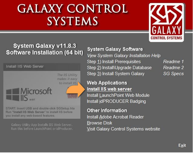 Install IIS web server